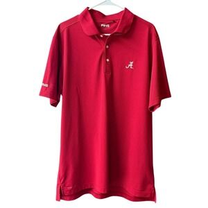 Alabama Crimson Tide Shirt Men's L Red Ping Short Sleeve‎ Polo Golf